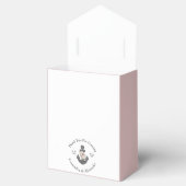 航海の赤面ピンクフローラ結婚いかり フェイバーボックス (オープン)