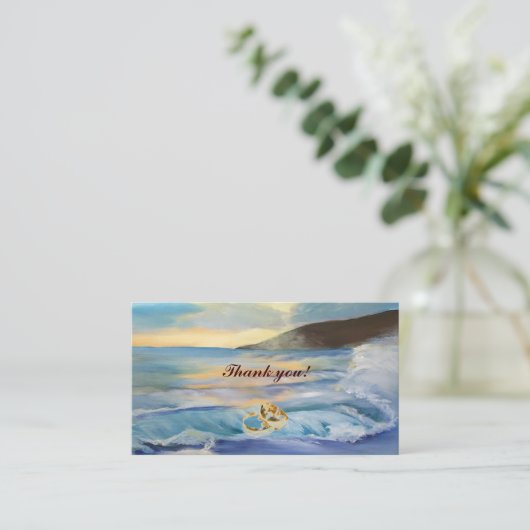 航海の青ビーチの日感謝してい没 エンクロージャーカード (スタンド正面)