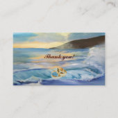 航海の青ビーチの日感謝してい没 エンクロージャーカード (正面)