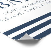 航海の飴バー結婚徴候 ポスター (角)