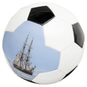 航海の魚釣りボートブルースカイズ サッカーボール (3/4)