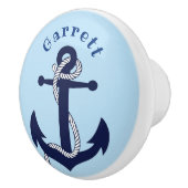 航海の、いかりロープのカスタム セラミックノブ (右)