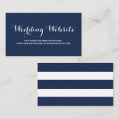 航海の | の結婚Webサイトカード エンクロージャーカード (正面/裏面)