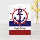 航海の カード (黄色い花)