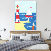 航海の キャンバスプリント (インサイチュ (寝室))