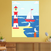 航海の キャンバスプリント (インサイチュ (リビング))
