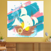 航海の キャンバスプリント (インサイチュ (リビング))