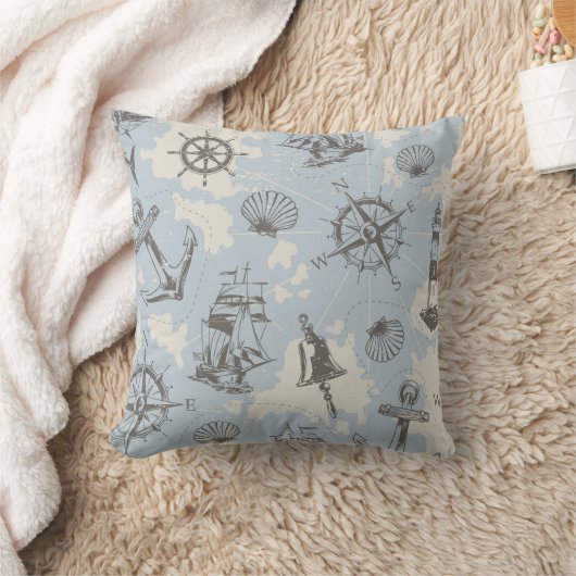 航海の クッション (ブランケット)