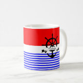 航海の コーヒーマグカップ (正面右)