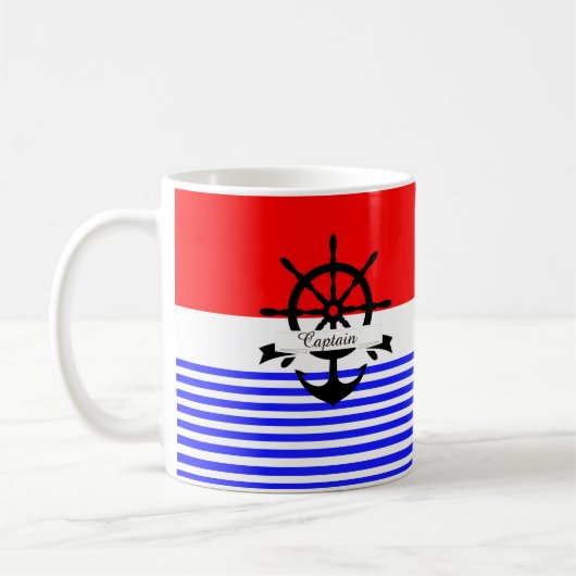 航海の コーヒーマグカップ (左)