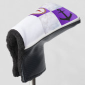 航海の ゴルフヘッドカバー (3/4 正面)