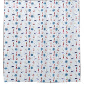 航海の シャワーカーテン (正面)