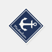 航海の スタンダードカクテルナプキン (角)