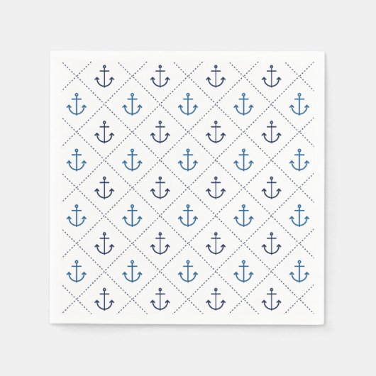 航海の スタンダードカクテルナプキン (正面)