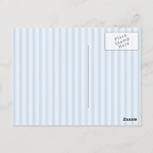 航海の/セーラーテーマ空白のありがとう ポストカード (裏面)