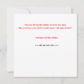 航海の&セーリングをテーマにしたクリスマスカード カード (裏面)