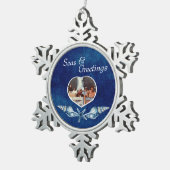 航海の-テーマシーズ&グリーティングホリデー スノーフレークピューターオーナメント (右)