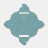 航海の – テーマフローラいかりホワイトアクアティール（緑がかった色）ブルー フェイバーボックス (折り畳みなし)