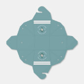 航海の – テーマフローラいかりホワイトアクアティール（緑がかった色）ブルー フェイバーボックス (折り畳みなし)