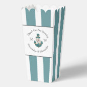 航海の – テーマフローラいかりホワイトアクアティール（緑がかった色）ブルー フェイバーボックス (裏面)