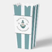 航海の – テーマフローラいかりホワイトアクアティール（緑がかった色）ブルー フェイバーボックス (正面)