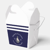 航海の – テーマフローラいかりホワイトネイビーブルーファゴ フェイバーボックス (オープン)