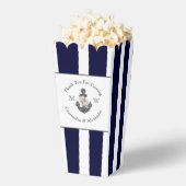 航海の – テーマフローラいかりホワイトネイビーブルー フェイバーボックス (はじけた状態)