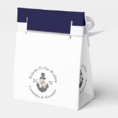 航海の – テーマフローラいかりホワイトネイビーブルー フェイバーボックス (裏面サイド)