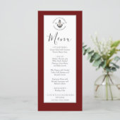 航海の – テーマフローラいかりホワイトマルーンレッド メニュー (スタンド正面)