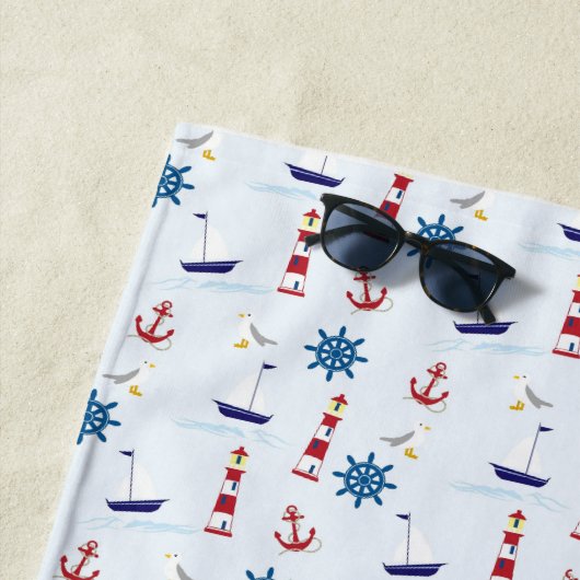 航海の ビーチタオル (インサイチュ)