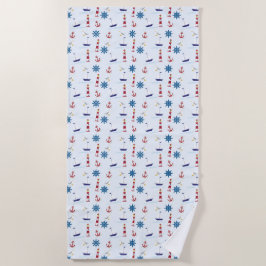 航海の ビーチタオル