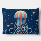 航海の/ビーチ/沿岸クラゲ アクセサリーポーチ (裏面)