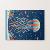 航海の/ビーチ/沿岸クラゲ ジグソーパズル (横)