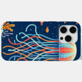航海の/ビーチ/沿岸クラゲ Case-Mate iPhoneケース (裏面 (横))