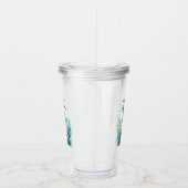 航海の/ビーチ/沿岸海馬アート アクリルタンブラー (右)