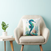 航海の/ビーチ/沿岸海馬アート クッション (椅子)