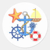 航海の ラウンドシール (正面)