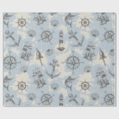 航海の ラッピングペーパー (フラット)