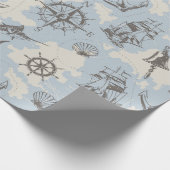航海の ラッピングペーパー (角)