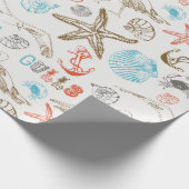 航海の ラッピングペーパー (角)