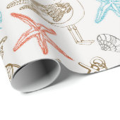 航海の ラッピングペーパー (ロールコーナー)