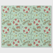 航海の ラッピングペーパー (フラット)