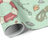 航海の ラッピングペーパー (ロールコーナー)