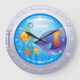 航海の ラージ壁時計