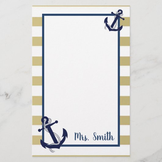 航海の 便箋 (正面)