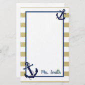 航海の 便箋 (正面/裏面)