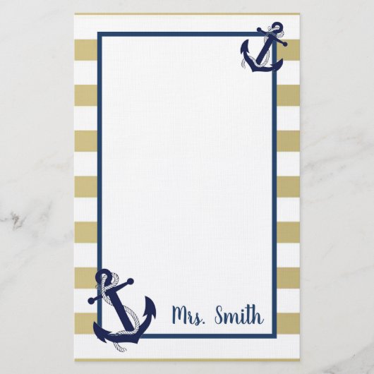 航海の 便箋 (正面)