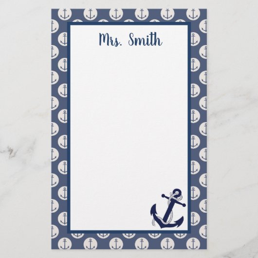 航海の 便箋 (正面)