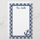 航海の 便箋 (正面/裏面)