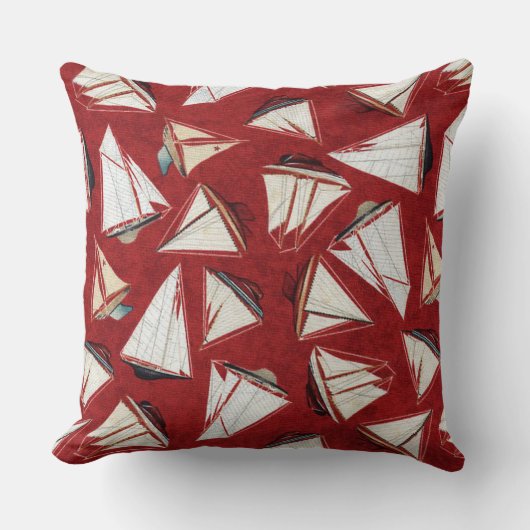 「航海の/出荷」装飾用クッション クッション (正面)